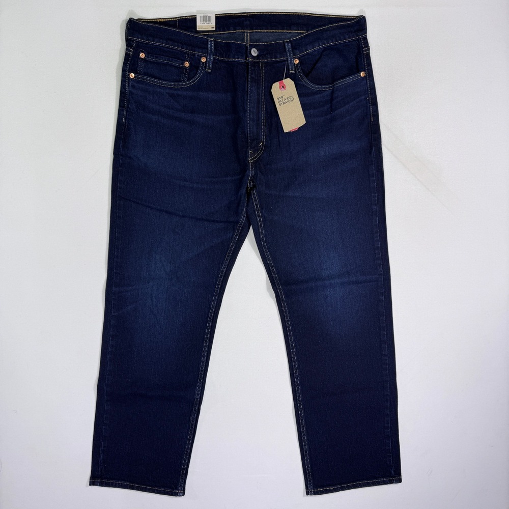 Levis 559 Relaxed Straight Mens Jeans Dark Wash Denim Stretch 38x30 (40x30) NWT